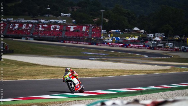 Saturday Summary at Mugello: Of Empty Stands, Spanish Domination, & Future Superstars Mugello Italian GP MotoGP Saturday Jules Cisek 06 635x357