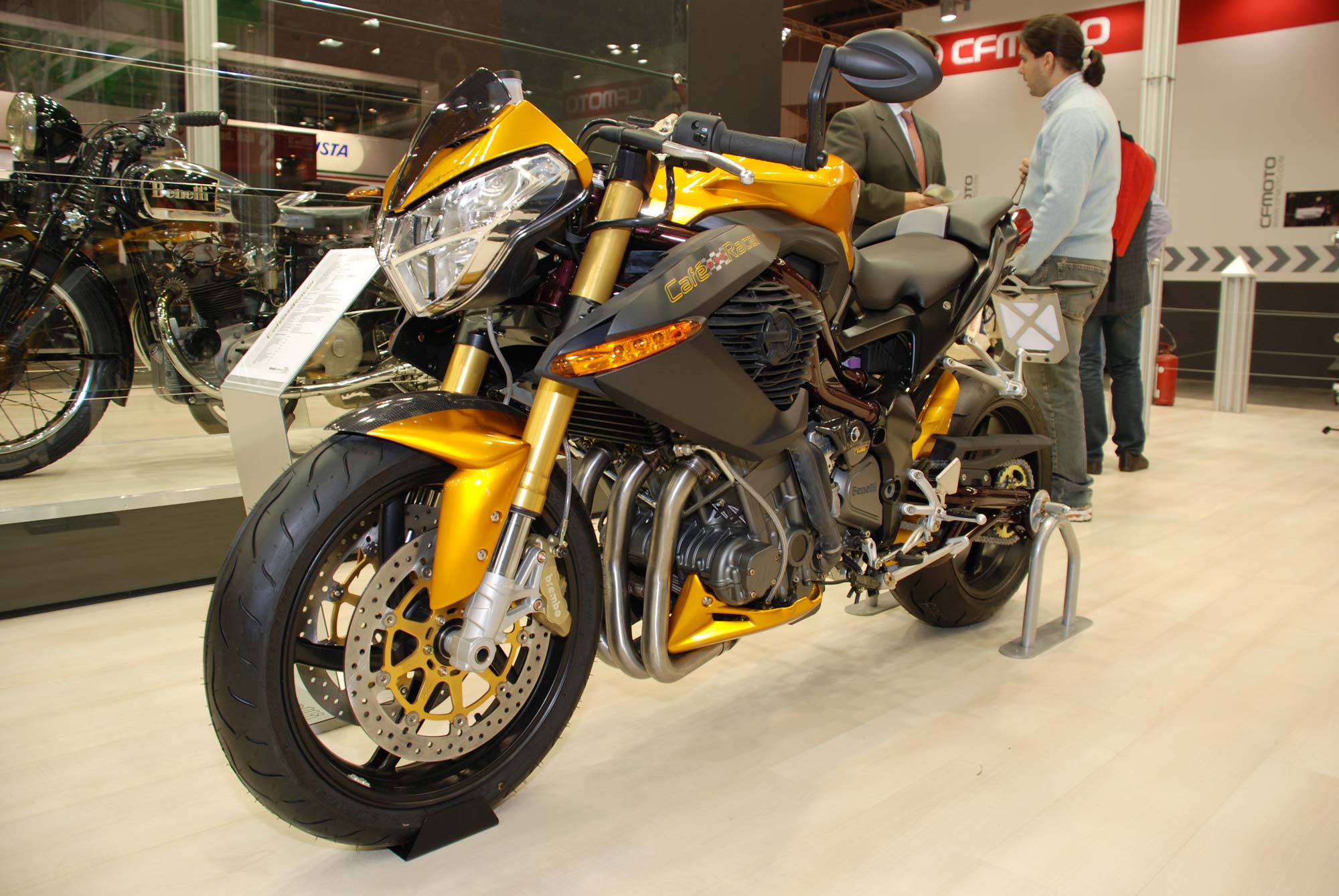 2010 Benelli  TnT  899 Cafe  Racer  at EICMA Asphalt Rubber