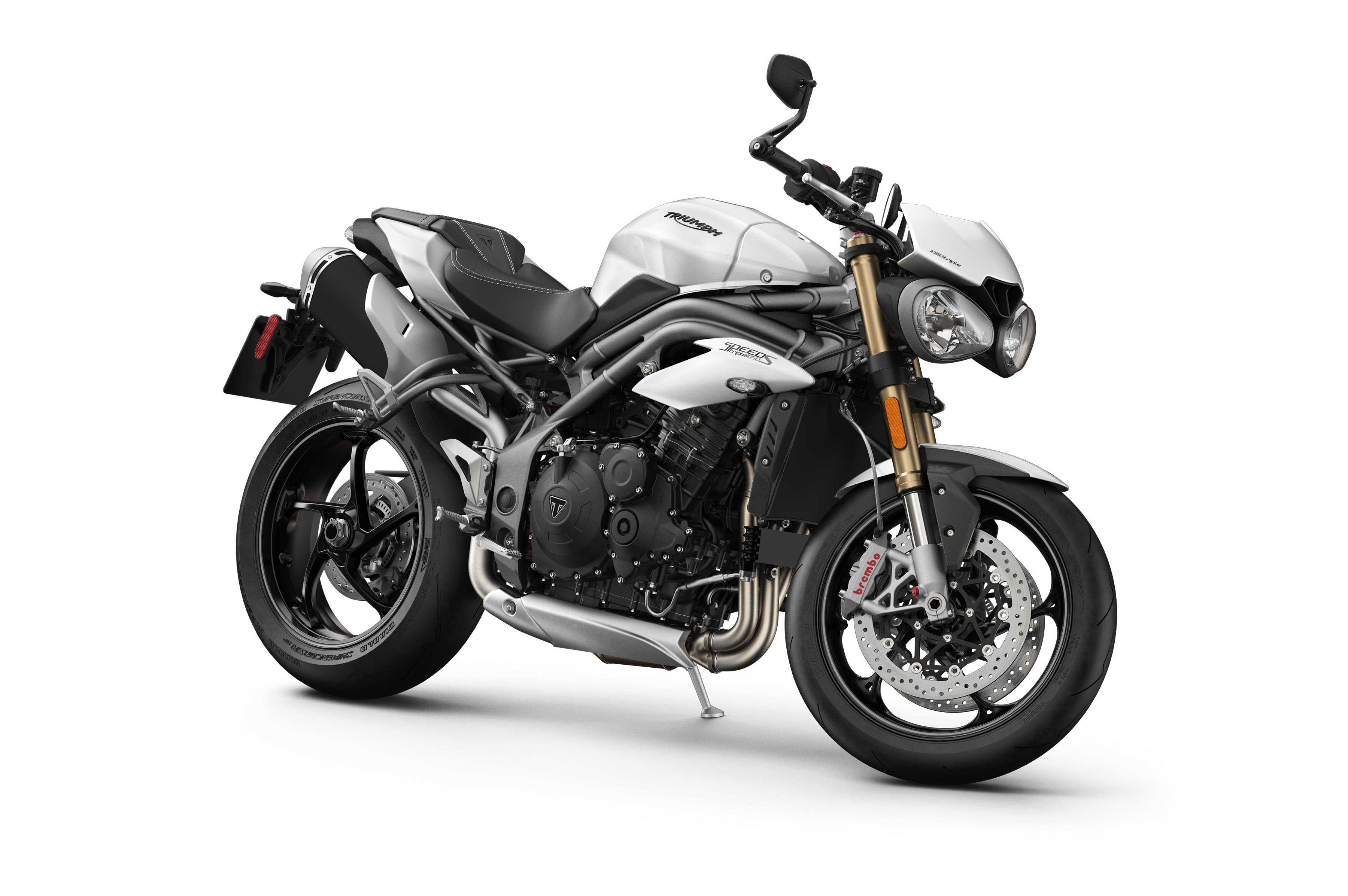 Speed Triple S Front 3 4 Crystal White