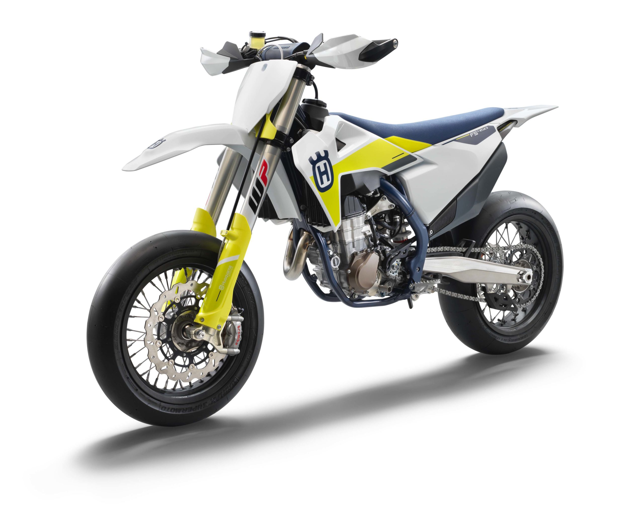 Here is the 2021 Husqvarna FS 450 Supermoto - Asphalt & Rubber