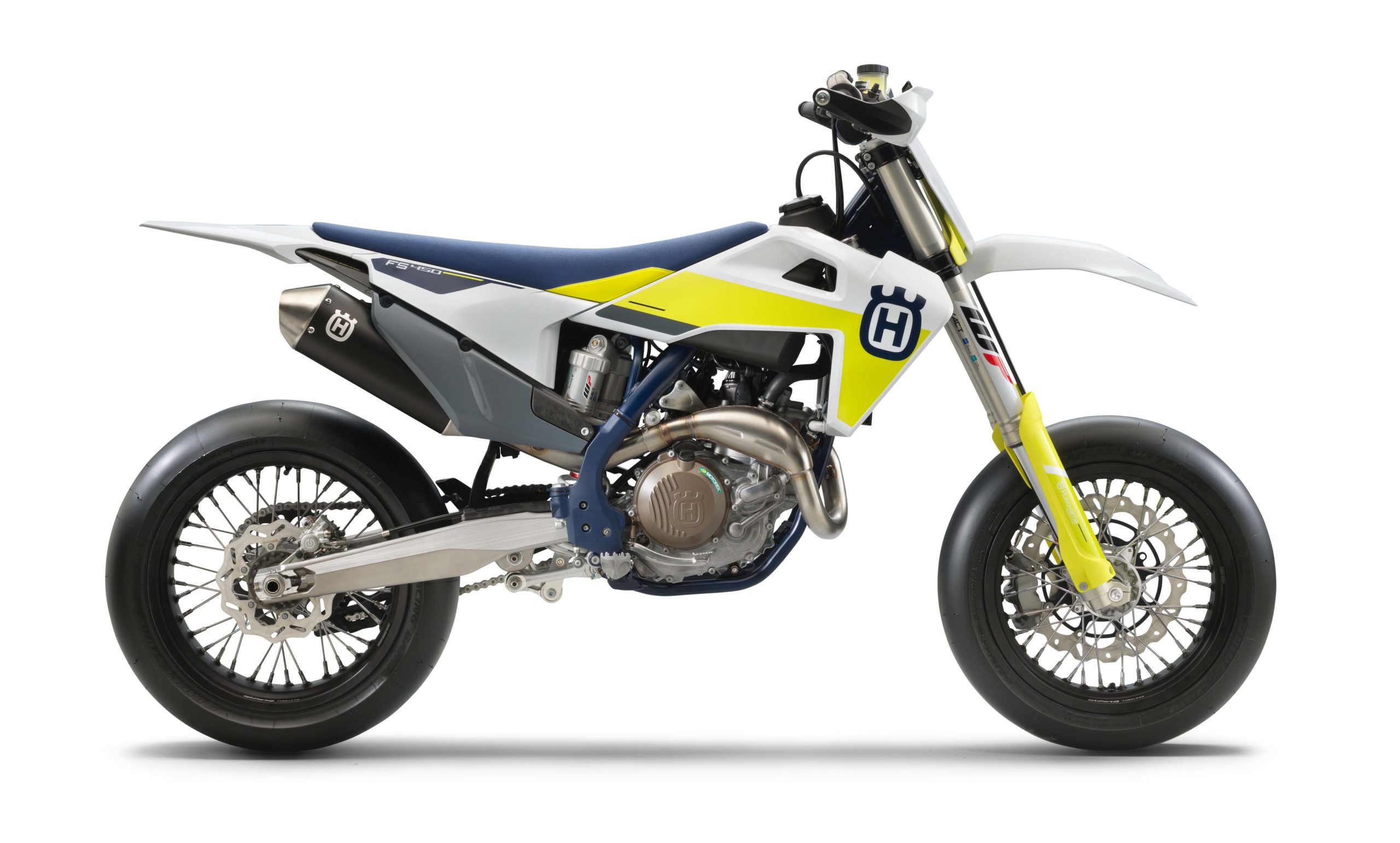 Here is the 2021 Husqvarna FS 450 Supermoto - Asphalt & Rubber