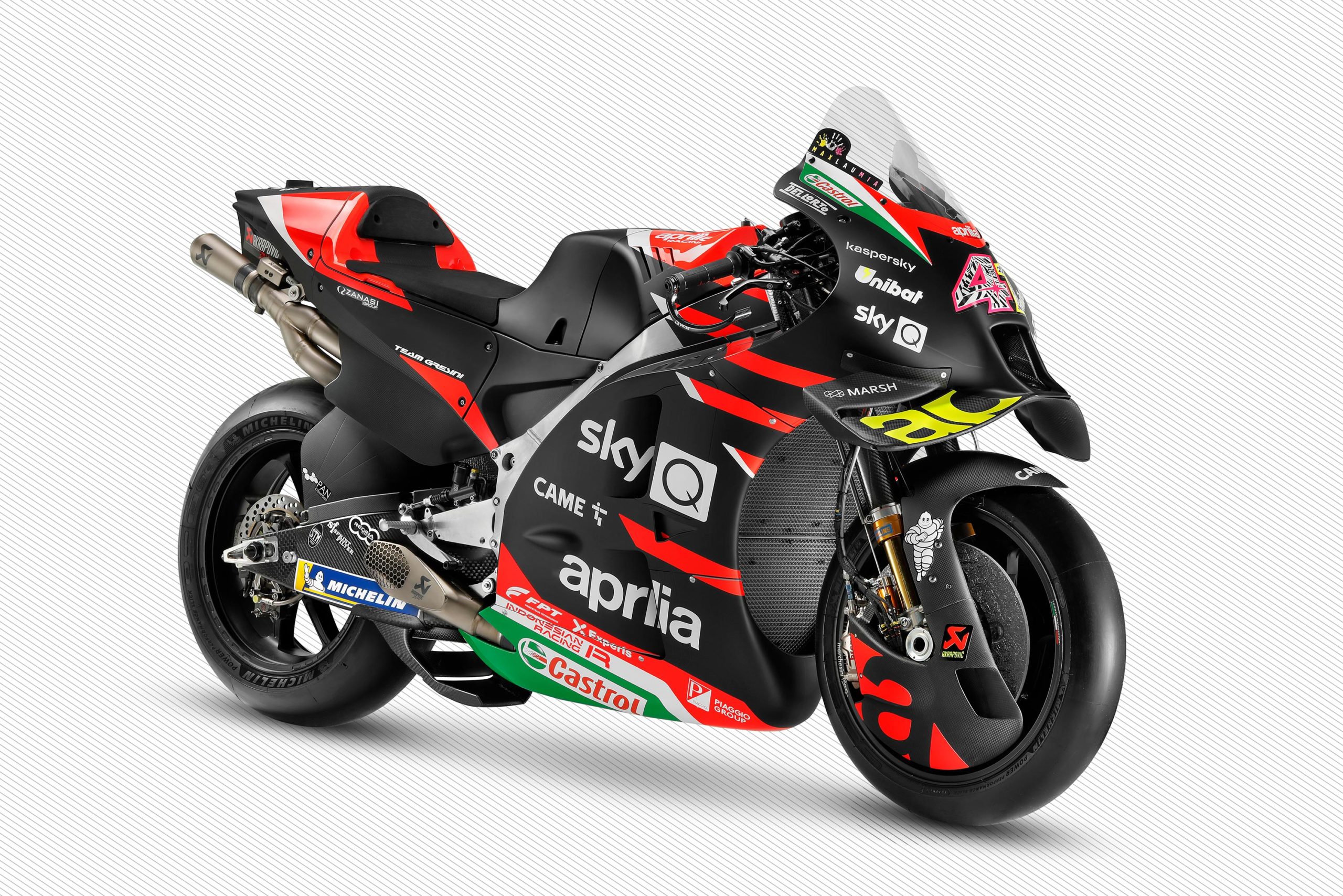 4 years, 4 different bikes of Aprilia. Finally Alexis and Aprilia have