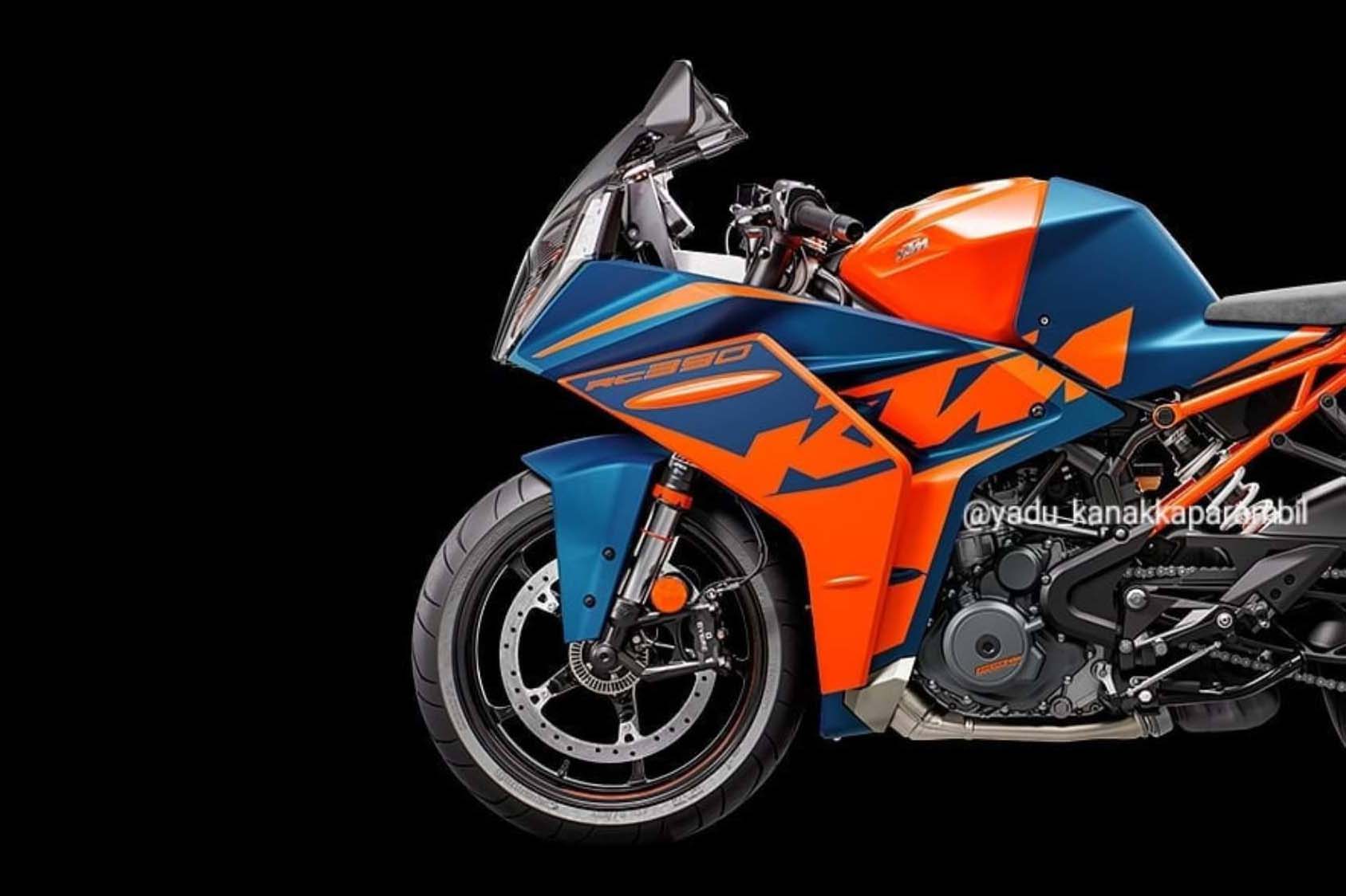 Here Is Our First Glimpse Of What The New Ktm Rc390 Will Look Like