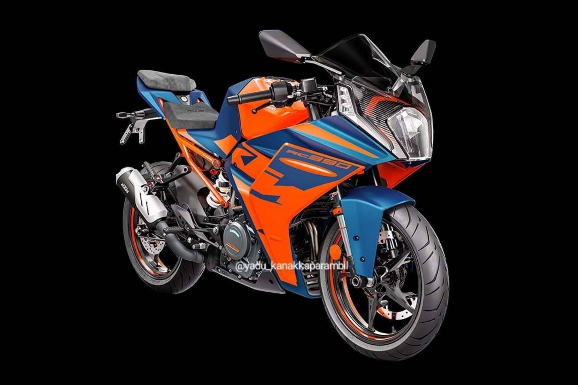 Here Is Our First Glimpse Of What The New Ktm Rc390 Will Look Like