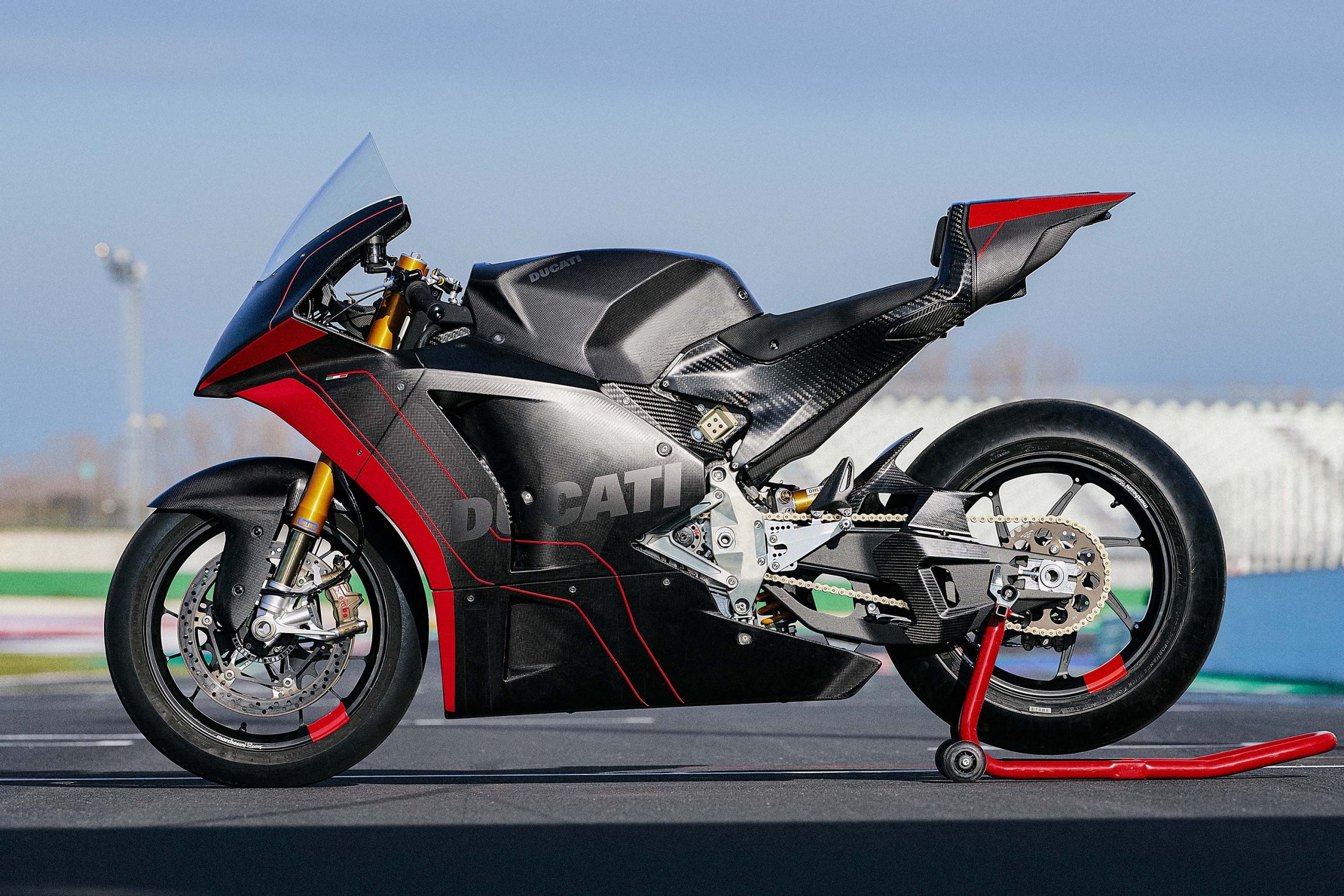 Ducati MotoE Electric Race Bike Revealed Testing on the Track